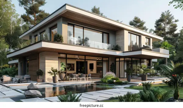 Modern Luxury House Exterior Design