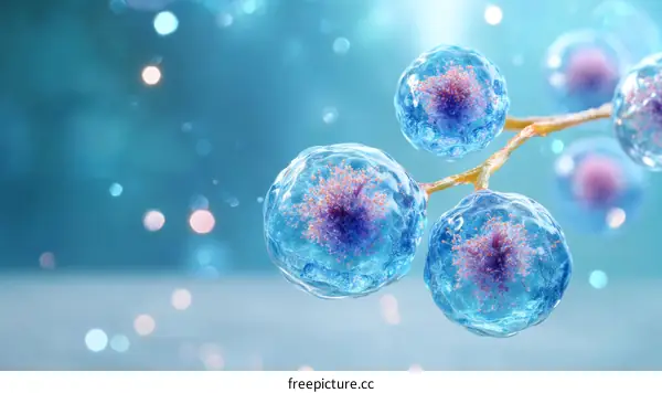 Science Illustration of Cells