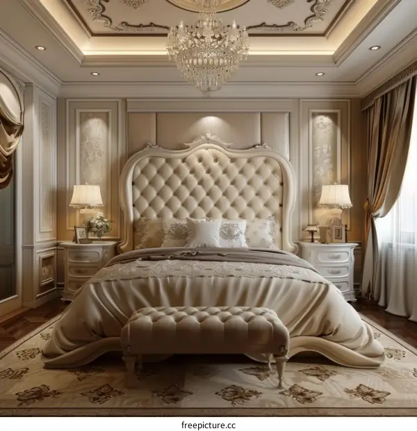 European Luxury Style Bedroom