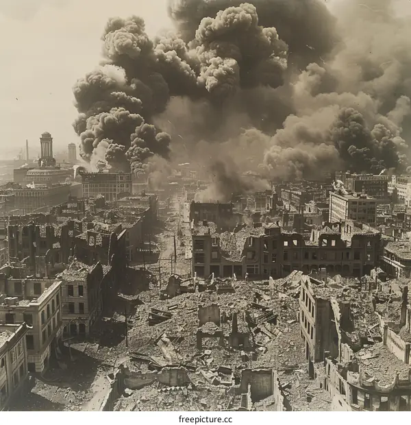 The aftermath of the Great Kanto Earthquake of 1923