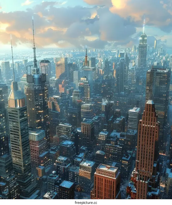 New York City Skyline: A Daytime View