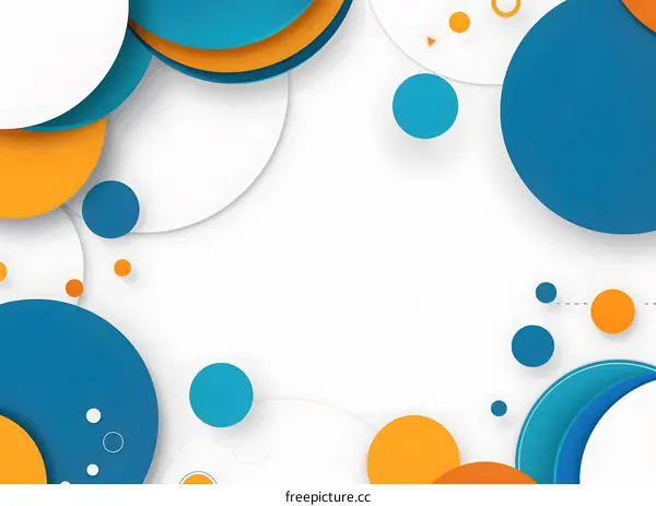 Abstract Background With Circles