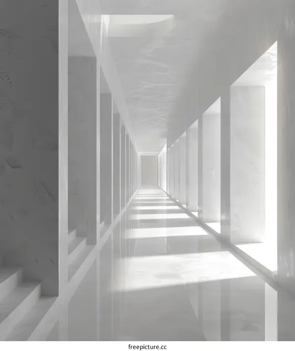 Minimalist Corridor: A Liminal Space