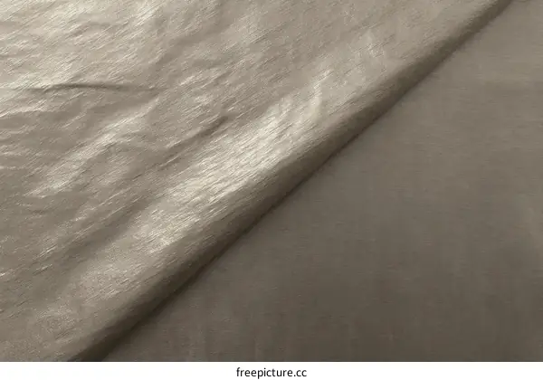 Closeup of Light Gray Fabric Texture