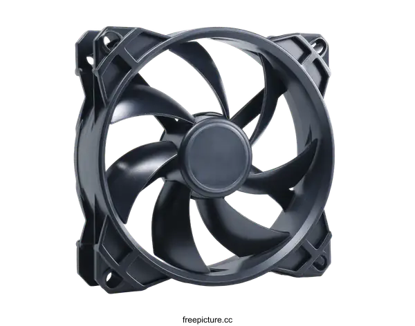 [Transparent Background PNG]Computer Cooling Fan Close-up
