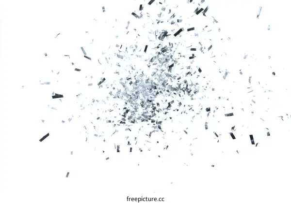 Abstract Explosion of Confetti