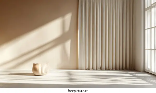 Minimalist Beige Room Interior Design