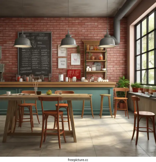 cozy minimalist cafe interior design