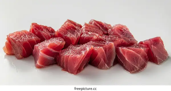 Fresh Tuna Sashimi: Japanese Seafood Delicacy
