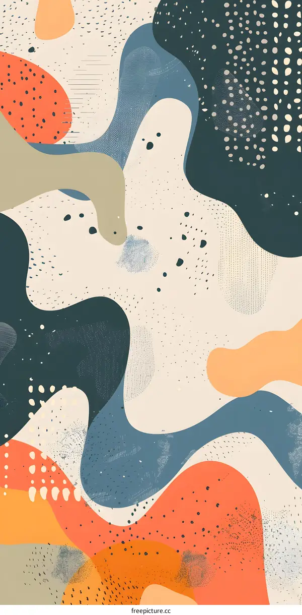 Abstract Geometric Shapes Background Design