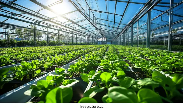 Modern Greenhouse Horticultural Plants