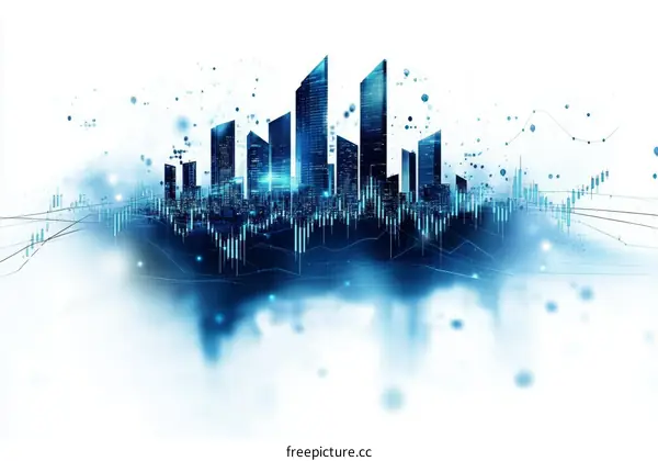 Digital Cityscape of Financial Growth