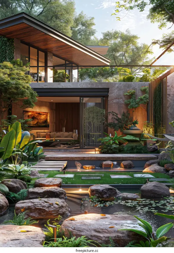 The perfect blend of nature and modern architecture