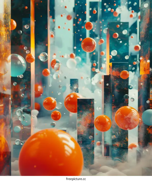 Abstract Sphere Cityscape