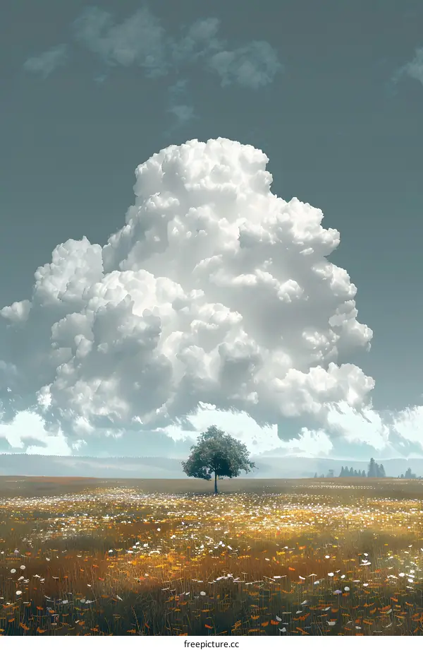 Lonely Tree in a Field