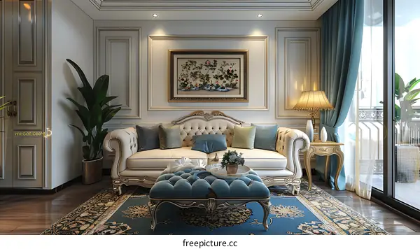 European style living room
