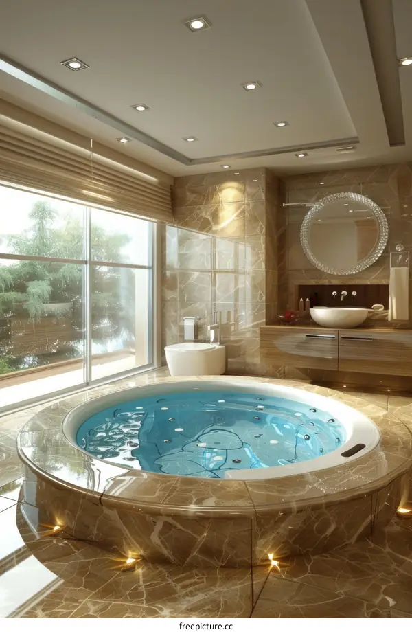 Luxury Modern Interior Design Spa Bath