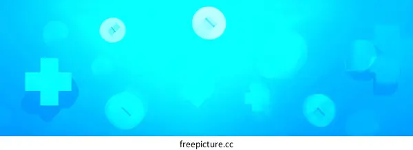 Abstract Medical Symbols Background