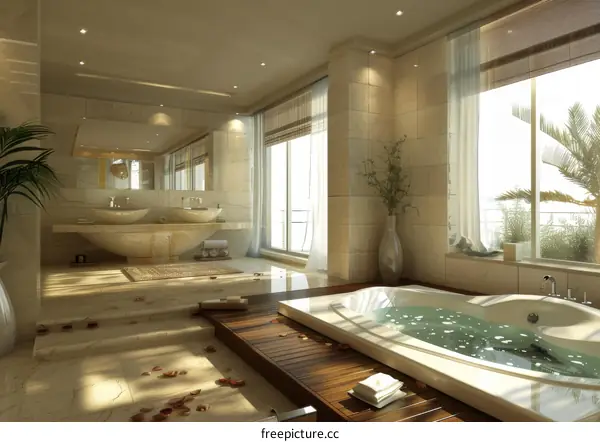 Luxury Modern Spa Bathroom Design