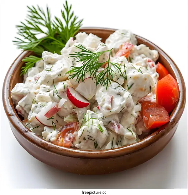Potato Salad with Dill and Radishes