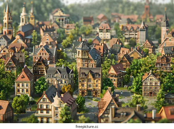 A miniature city