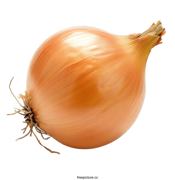 [Transparent Background PNG]Single Onion on White Background