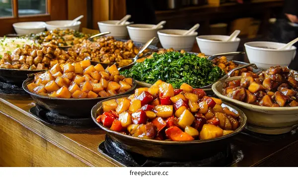 Delicious Chinese Food Buffet
