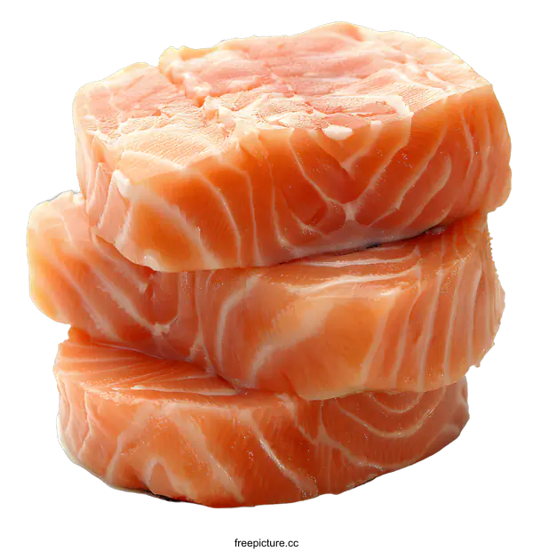 [Transparent Background PNG]Fresh Salmon Steaks