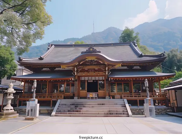 Japanese traditional temple architecture
