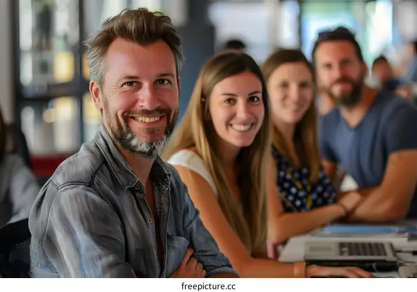 portrait of a group of business people