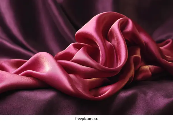 Elegant Draped Luxurious Satin Fabric Texture