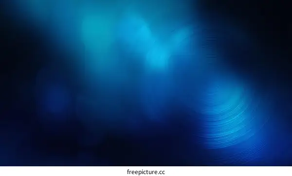 Abstract Blue Gradient Circular Design