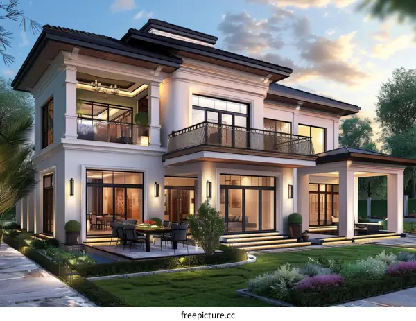 Luxury Modern Mansion Exterior Design