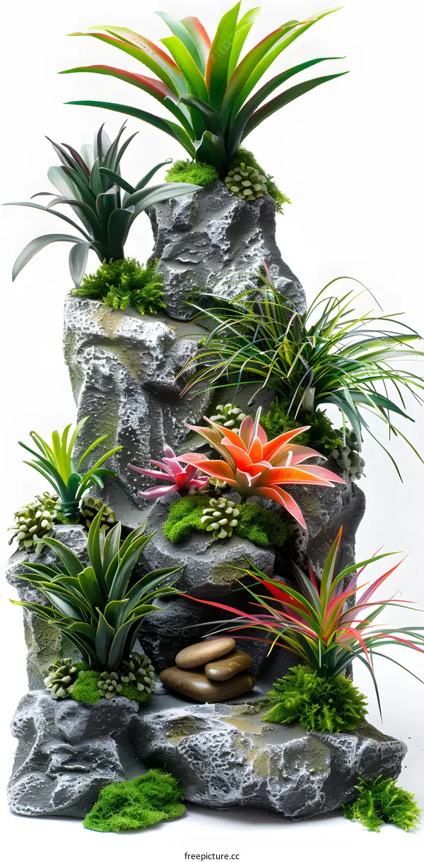 Artificial plants and rocks for sale