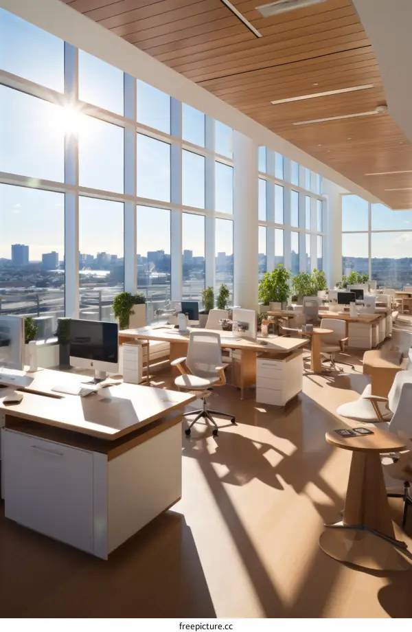 Office with City View