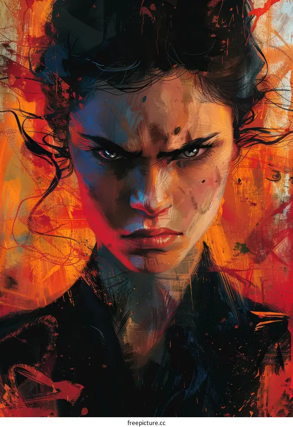 Portrait of a determined young woman