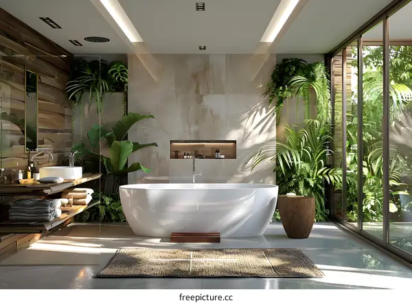Bathroom Design With Natural Elements