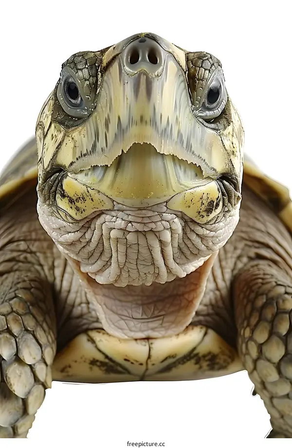 Close-up Portrait of a Turtle