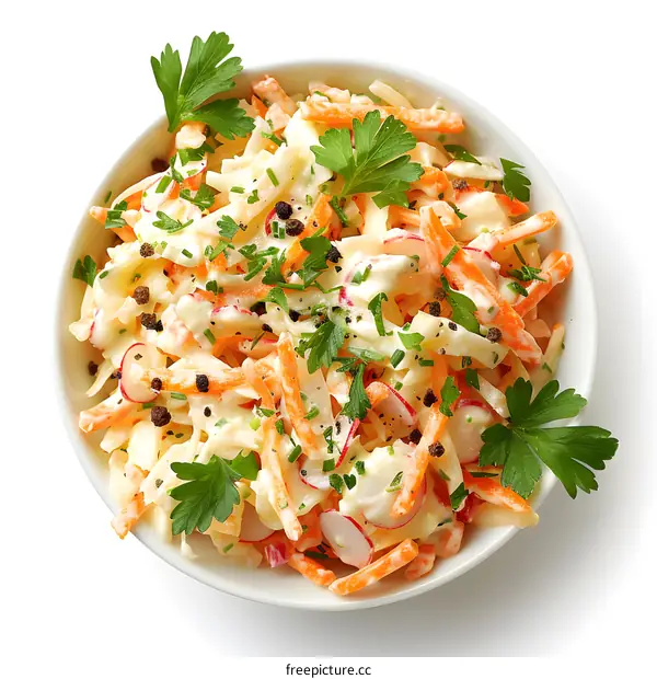 Fresh Vegetable Salad in a Bowl