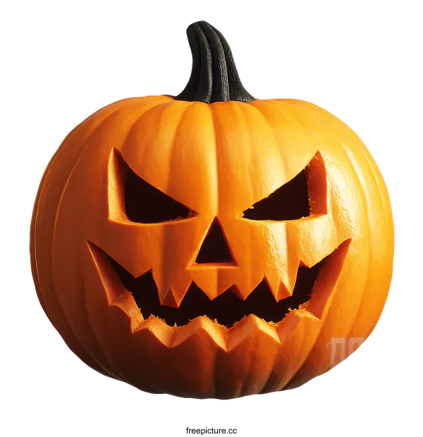 [Transparent Background PNG]Scary Halloween Pumpkin Carving