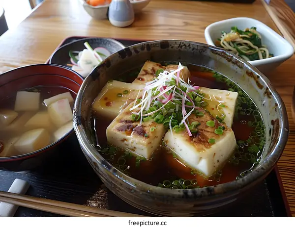 Grilled Tofu Soup Set Meal