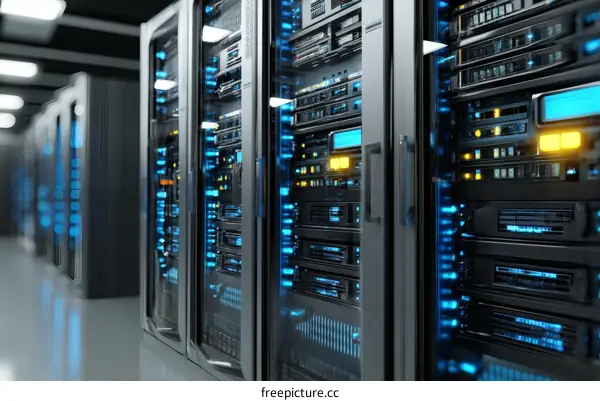 Modern Data Center Server Racks