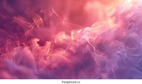Abstract Colorful Smoke Background