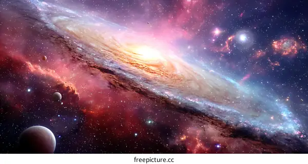 Vast Universe Galaxy Spiral Nebula