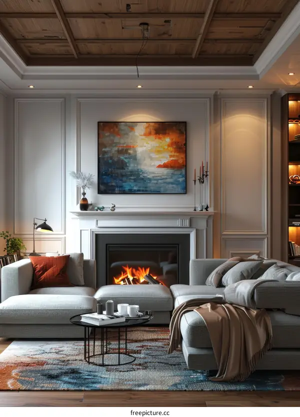 Modern Living Room Interior