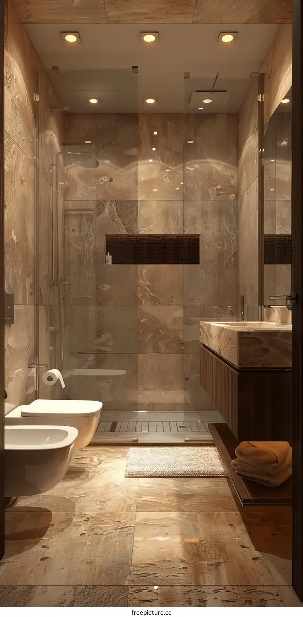 Modern Bathroom Design with Minimalist Style