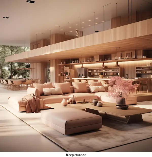 Modern and Minimalist Japanese-Scandinavian House Interior