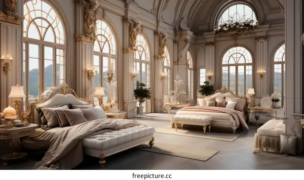 ornate bedroom interior design