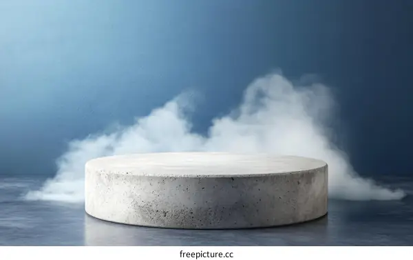 Abstract Concrete Product Display Podium