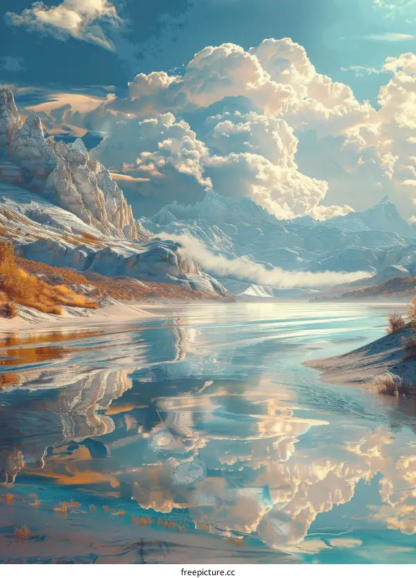 Breathtaking Lake and Mountains